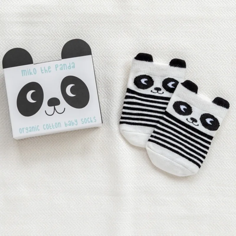Rex London Pair of baby socks - Miko the Panda Fashion