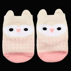 Rex London Pair of baby socks - Pink owl New
