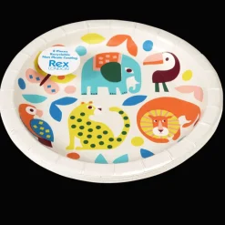 Rex London Paper plates (pack of 8) - Wild Wonders Hot