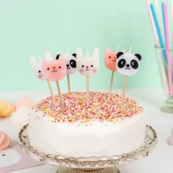 Rex London Party cake candles (set of 6) - Miko and Friends Online