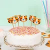 Rex London Party cake candles (set of 6) - Ziggy the Tiger Hot