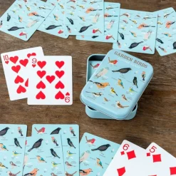 Rex London Playing cards in a tin - Garden Birds Best