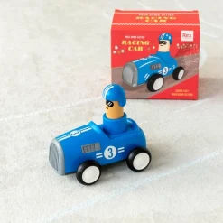 Rex London Push down action racing car - Blue Sale