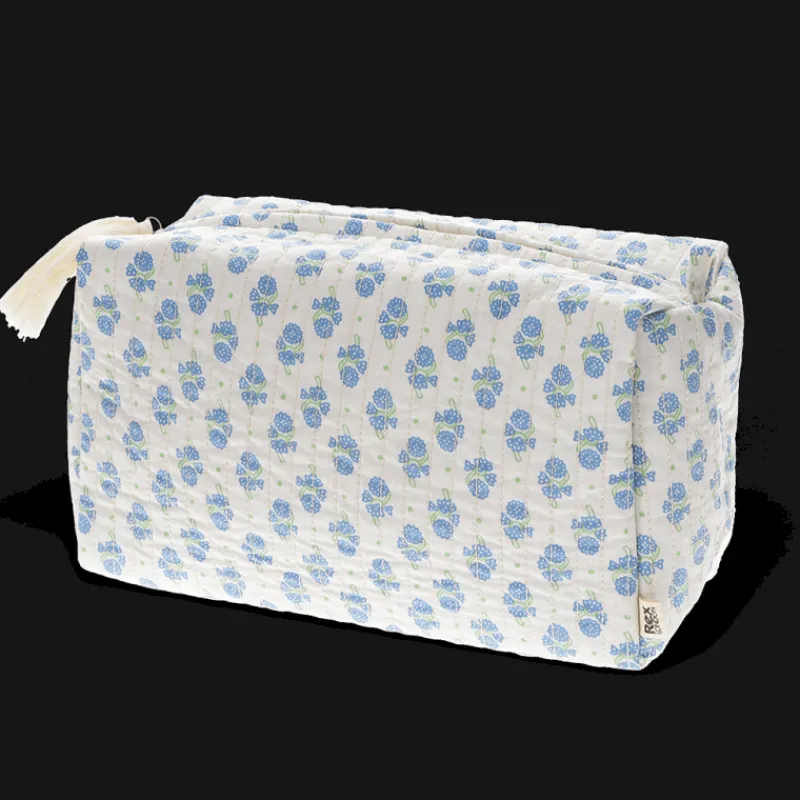 Rex London Quilted wash bag - Cornflower Discount