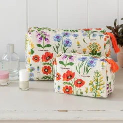 Rex London Quilted wash bag - Wild Flowers New