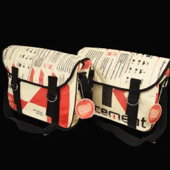 Rex London Recycled cement bag courier satchel Clearance