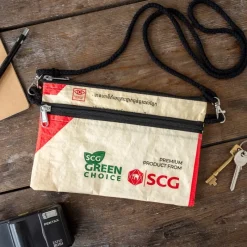Rex London Recycled cement bag travel pouch Best