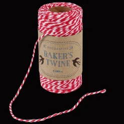 Rex London Roll of twine (100m) - Red and white New