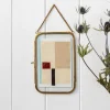 Rex London Rounded hanging brass frame 13x20cm Online