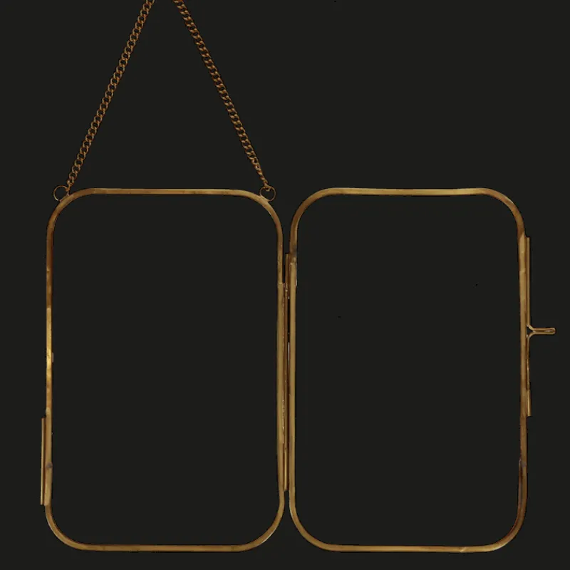 Rex London Rounded hanging brass frame 13x20cm Online