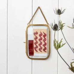 Rex London Rounded hanging brass frame 10x15cm Fashion