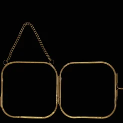 Rex London Rounded hanging brass frame 10x10cm Hot