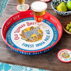 Rex London Round metal serving tray - Old Leopard Brewery Outlet