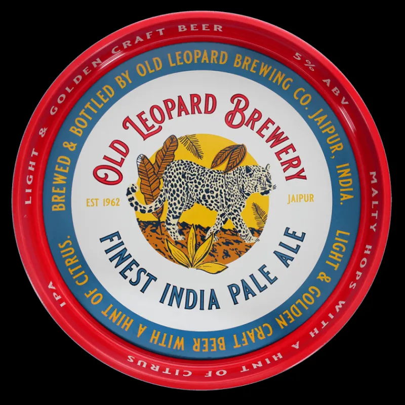 Rex London Round metal serving tray - Old Leopard Brewery Outlet