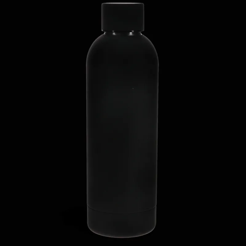 Rex London Rubber coated steel bottle 500ml - Black New