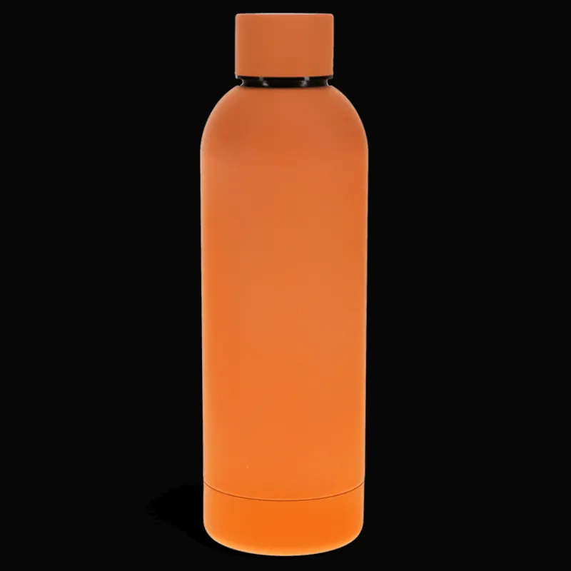 Rex London Rubber coated steel bottle 500ml - Orange New