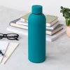 Rex London Rubber coated steel bottle 500ml - Petrol blue Best