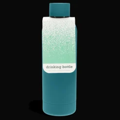 Rex London Rubber coated steel bottle 500ml - Petrol blue Best