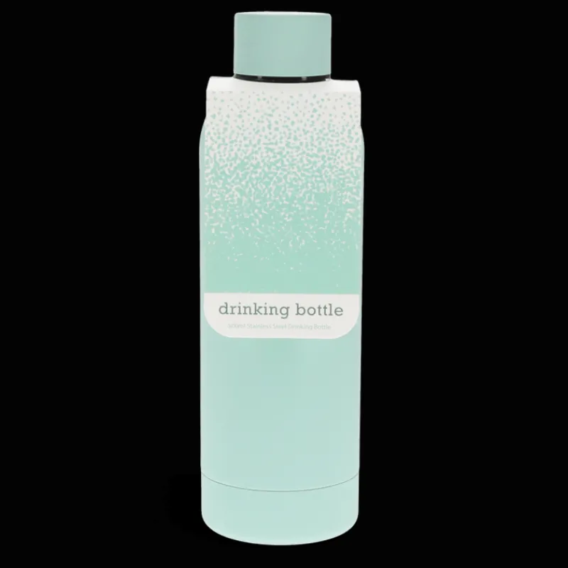 Rex London Rubber coated steel bottle 500ml - Eggshell blue Clearance