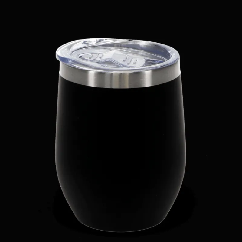 Rex London Rubber coated travel cup 350ml - Black Outlet