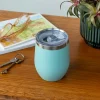 Rex London Rubber coated travel cup 350ml - Eggshell blue Clearance