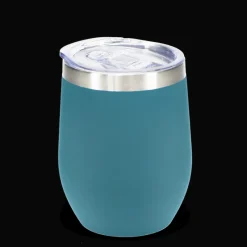 Rex London Rubber coated travel cup 350ml - Petrol blue New