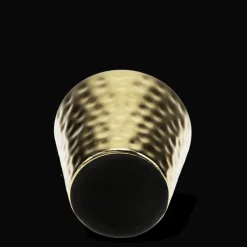 Rex London Scented candle - Gold tone hammered metal Clearance