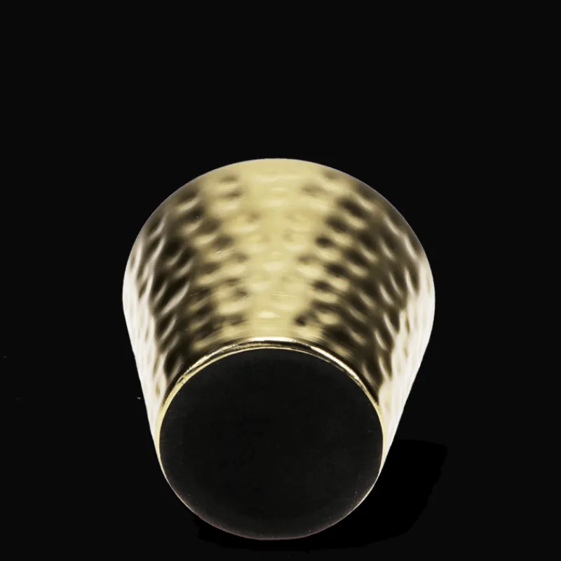 Rex London Scented candle - Gold tone hammered metal Clearance