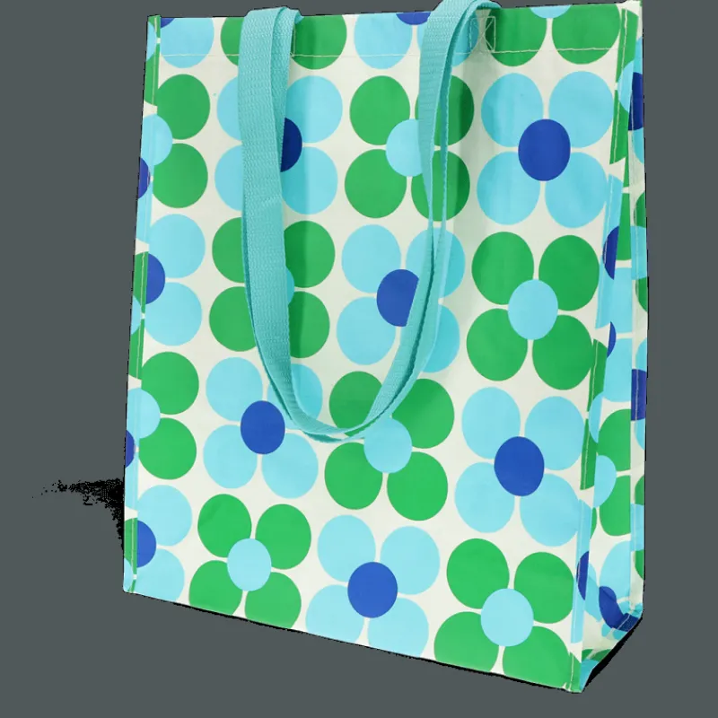 Rex London Shopping bag - Daisy blue and green Discount