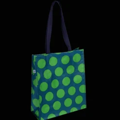 Rex London Shopping bag - Spotlight green on blue New