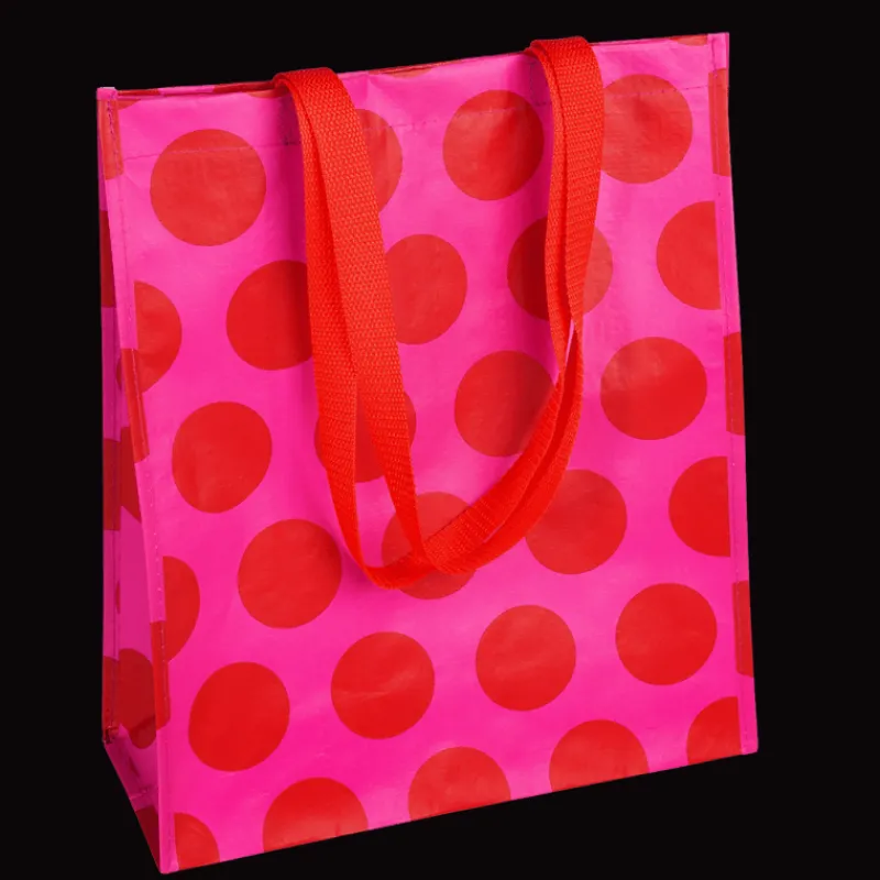 Rex London Shopping bag - Spotlight red on pink Best