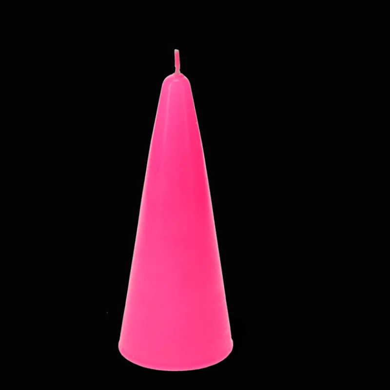 Rex London Small cone candle - Bright Pink Hot