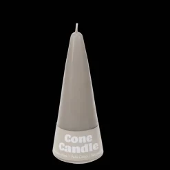 Rex London Small cone candle - Light Grey Hot