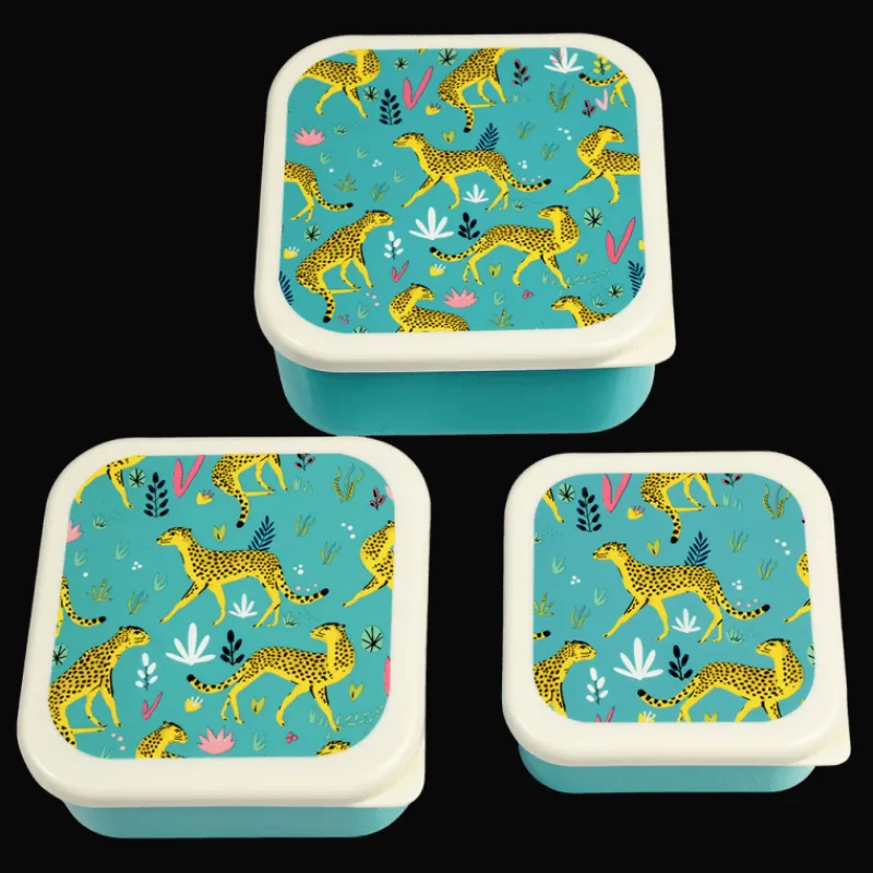 Rex London Snack boxes (set of 3) - Cheetah Clearance