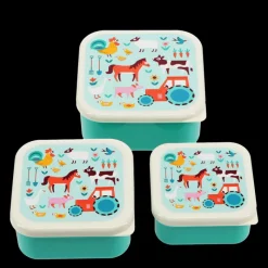 Rex London Snack boxes (set of 3) - Farmyard Sale