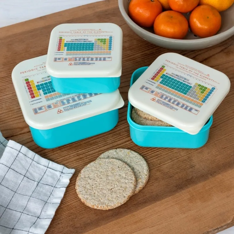 Rex London Snack boxes (set of 3) - Periodic Table Hot