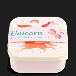 Rex London Snack boxes (set of 3) - Unicorn Sale