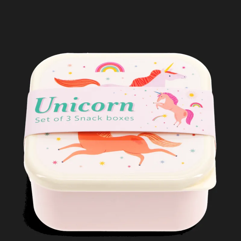 Rex London Snack boxes (set of 3) - Unicorn Sale