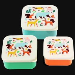 Rex London Snack boxes (set of 3) - Woodland Best