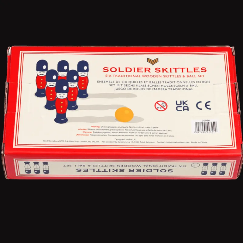 Rex London Soldier skittles wooden toy Sale