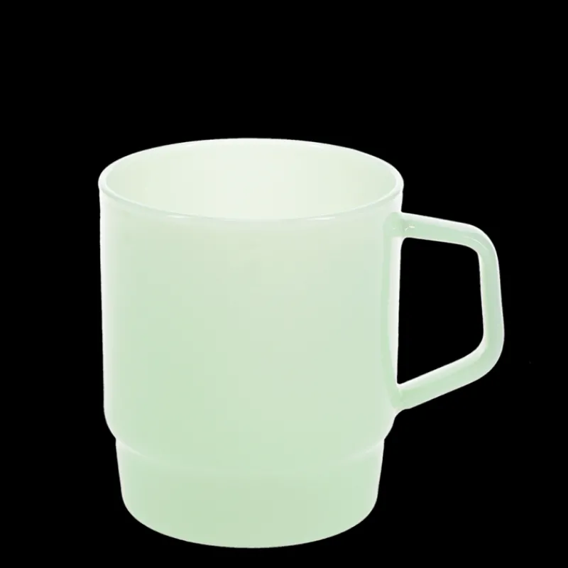 Rex London Stacking glass coffee cup 280ml - Mint green Clearance