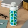Rex London Stainless steel bottle 500ml - Blue and green Daisy Hot