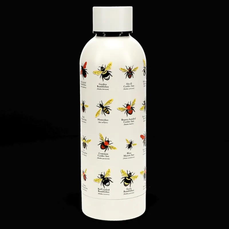 Rex London Stainless steel bottle 500ml - Garden Bees Best