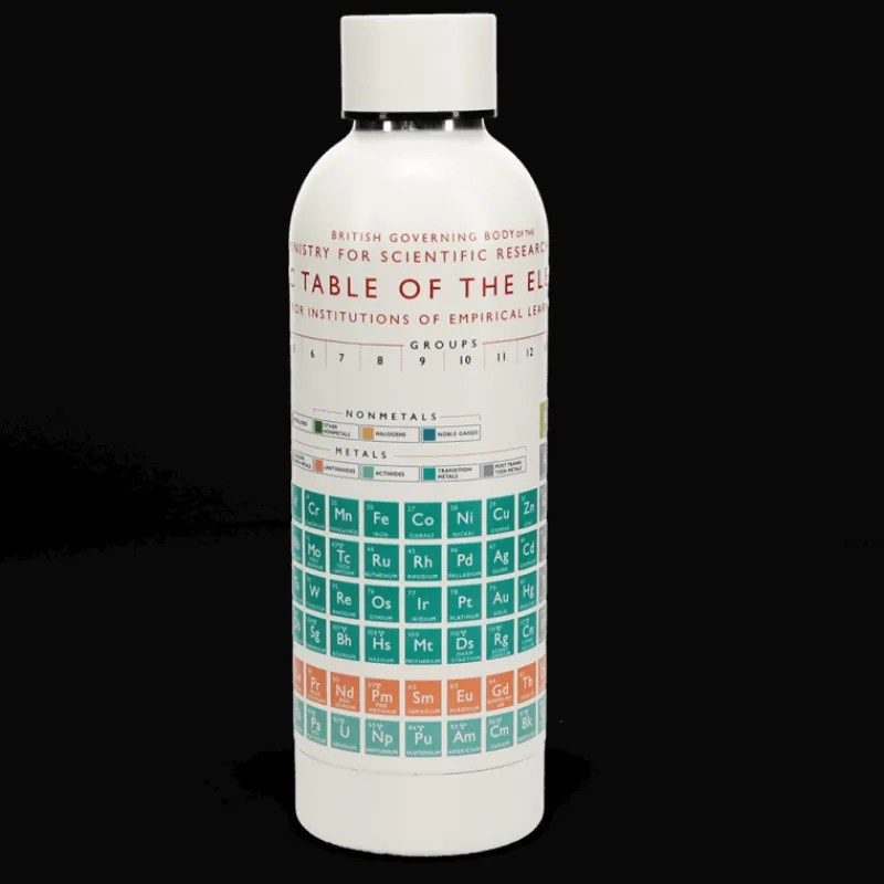 Rex London Stainless steel bottle 500ml - Periodic Table Outlet