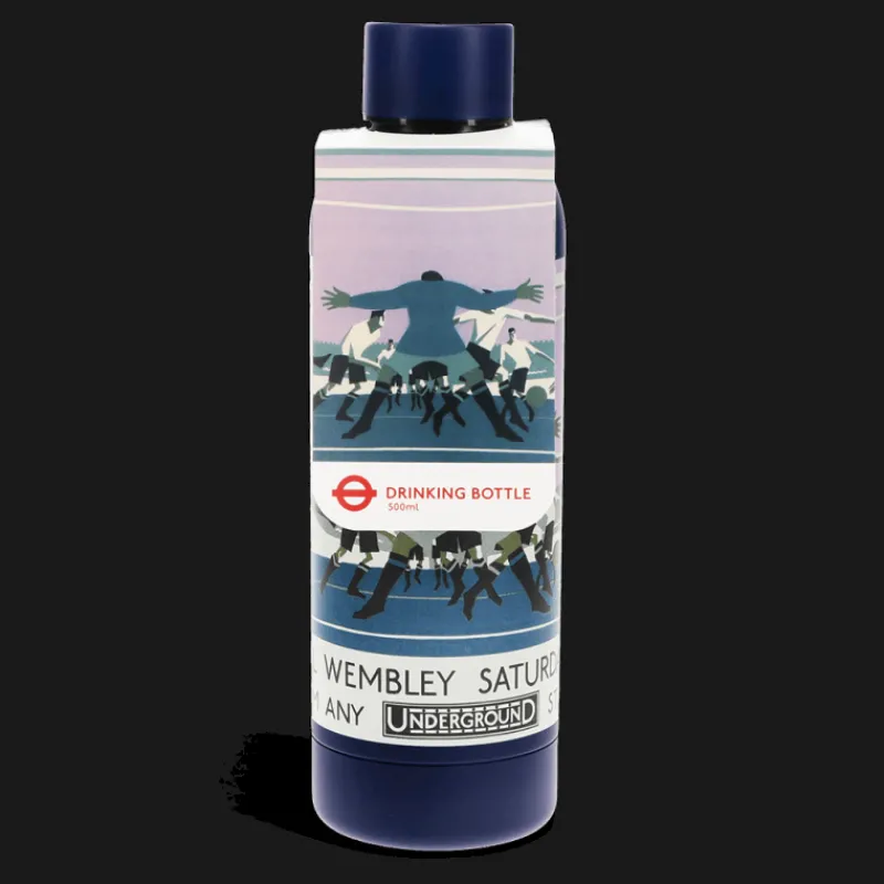 Rex London Stainless steel bottle 500ml - TfL Vintage Poster "Cup Final" Fashion