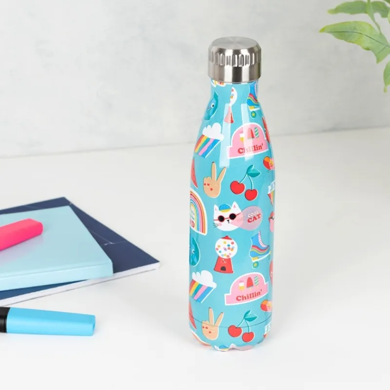 Rex London Stainless steel bottle 500ml - Top Banana Discount
