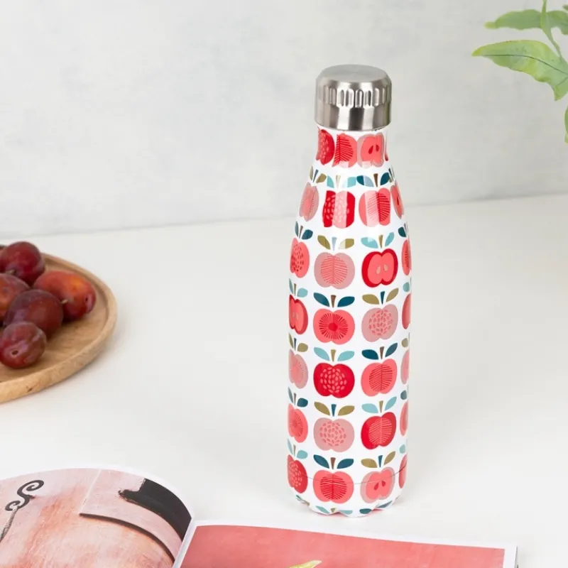 Rex London Stainless steel bottle 500ml - Vintage Apple Discount