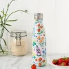 Rex London Stainless steel bottle 500ml - Wild Flowers New