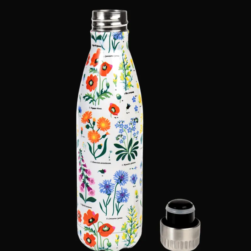 Rex London Stainless steel bottle 500ml - Wild Flowers New