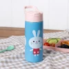 Rex London Stainless steel bottle with push button lid 500ml - Lottie and Friends Hot